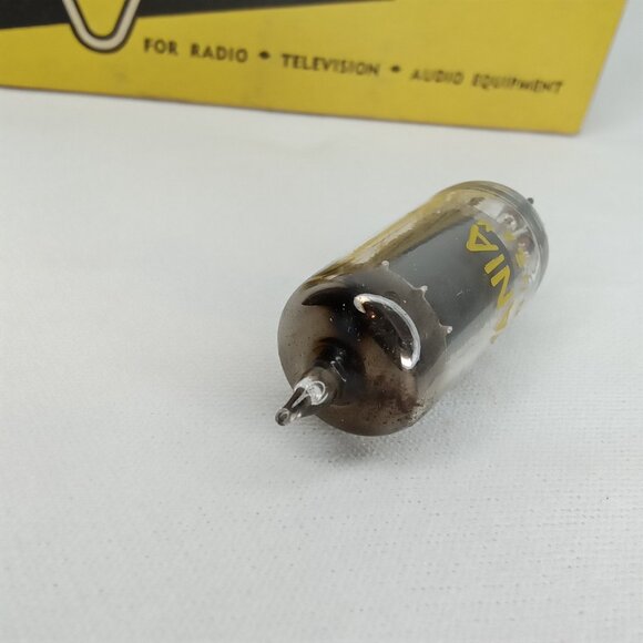 WWII Era Electronic Tube With Box Set Of 5 Sylvania Model 6BY6 NOS NIB 1940s - Picture 8 of 16